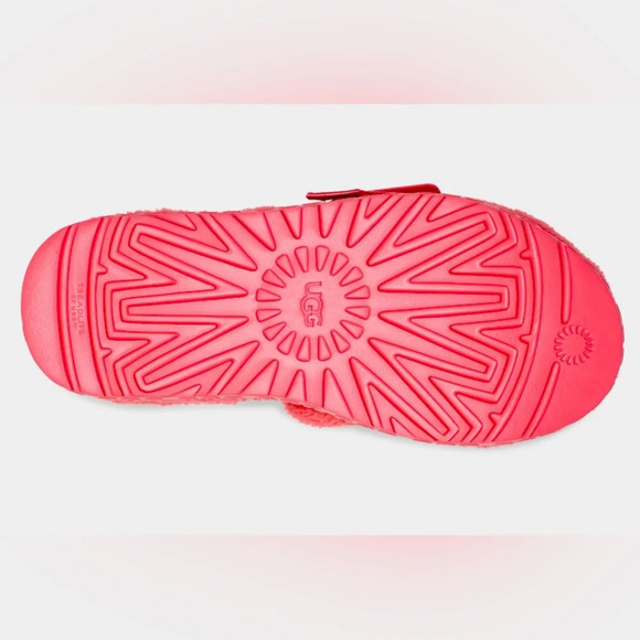 UGG Fluffita Slides. Size 7.  Hot Pink. GUC! SOLD OUT ONLINE - Picture 5 of 12